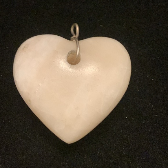 ♥️ Sale 3for$15! Three Heart Pendants Ceramic, Silver Tone, & (Maybe) Pewter. - Picture 2 of 7